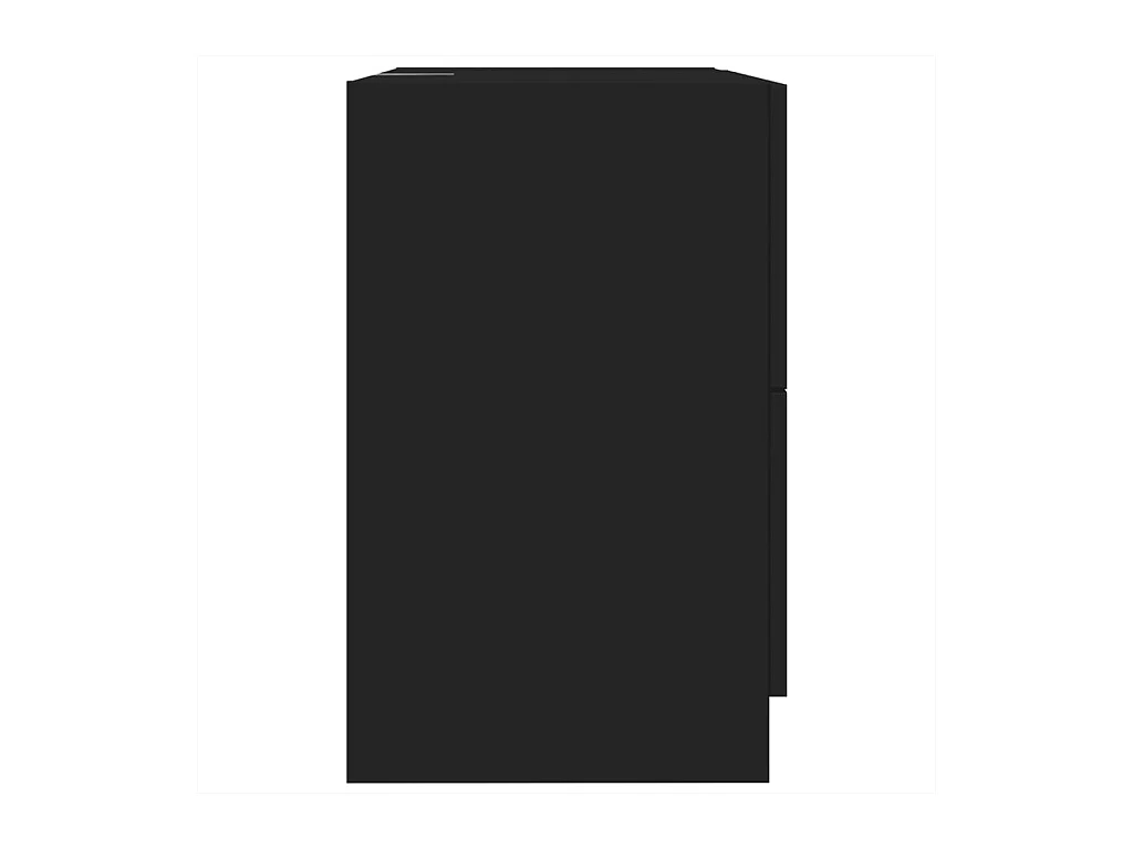 Zwarte wastafelkast 59x37x59 cm bewerkt hout