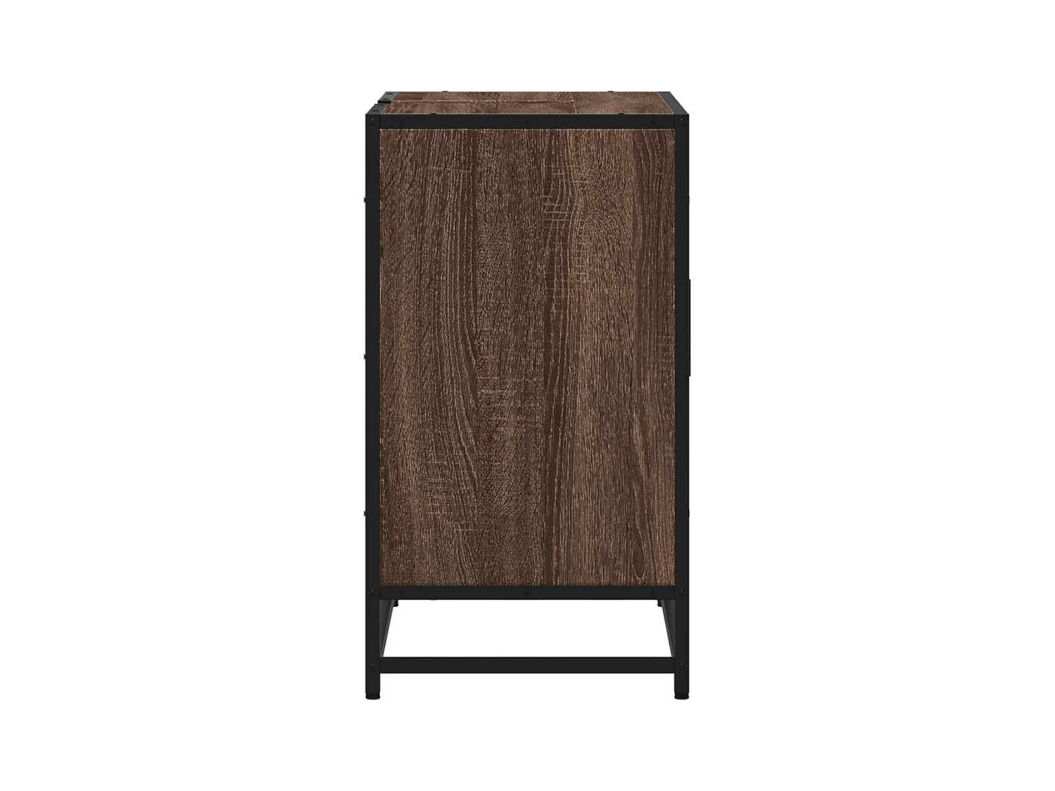 Armoire de lavabo de salle de bain chêne marron 65x33x60 cm