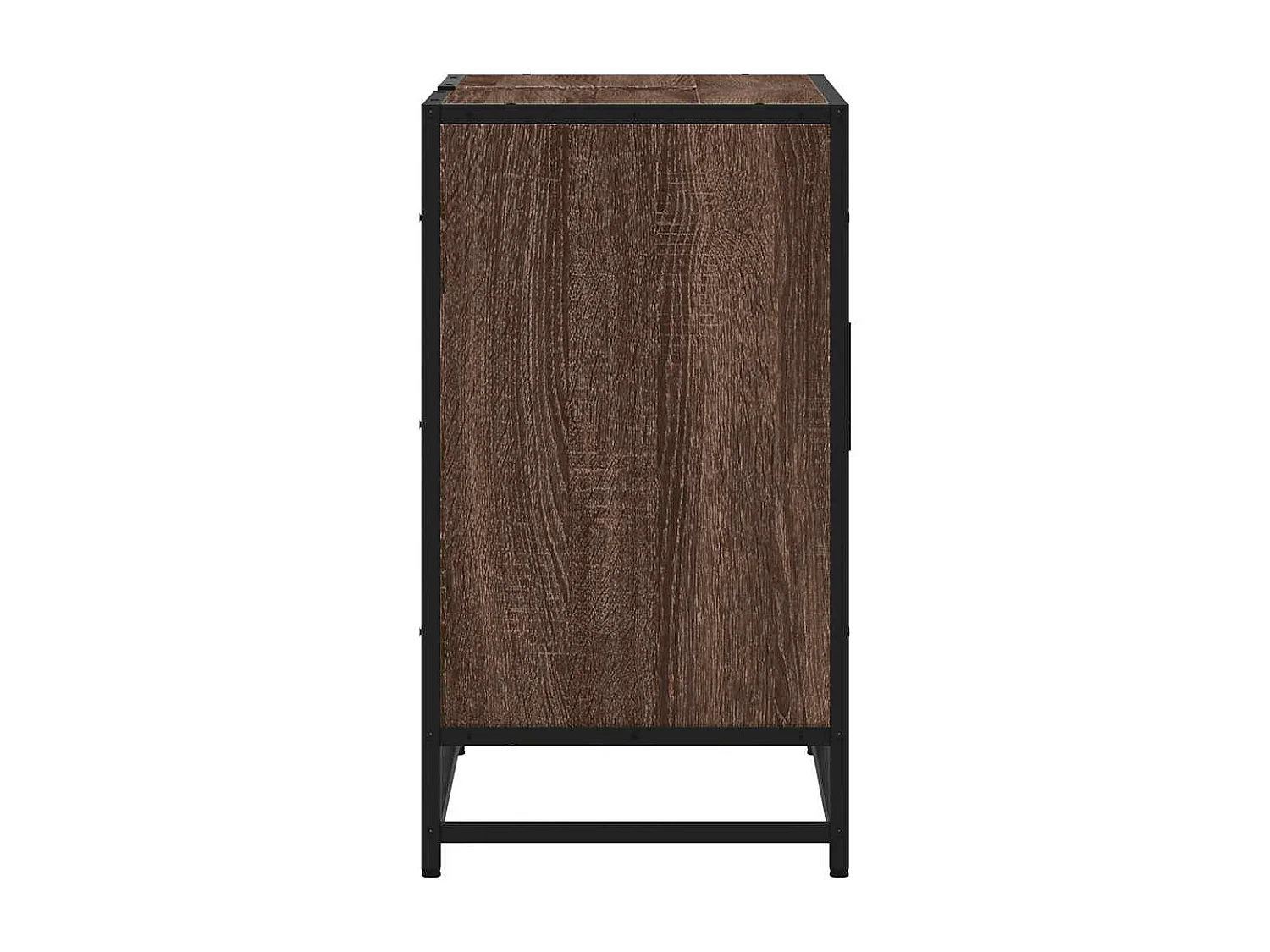 Armoire de lavabo de salle de bain chêne marron 65x33x60 cm
