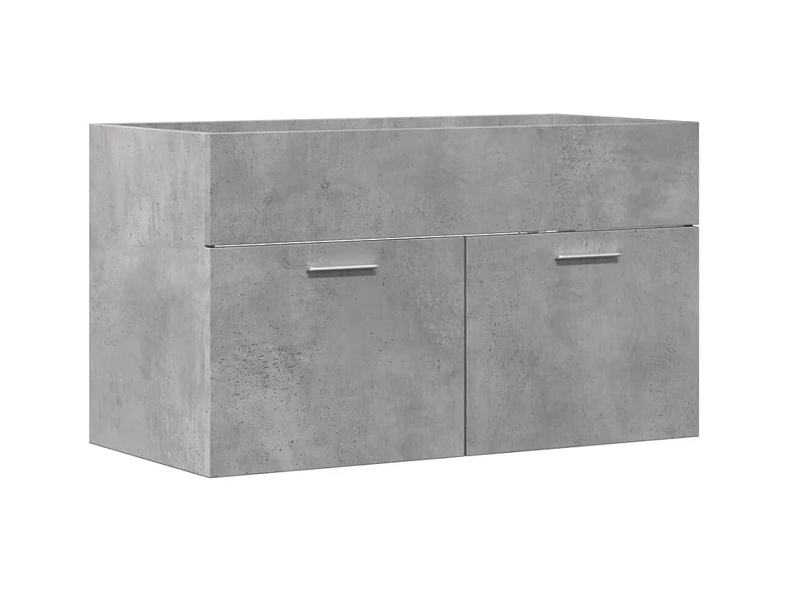 Betongrijze spoelbakkast 80x38,5x46 cm spaanplaat