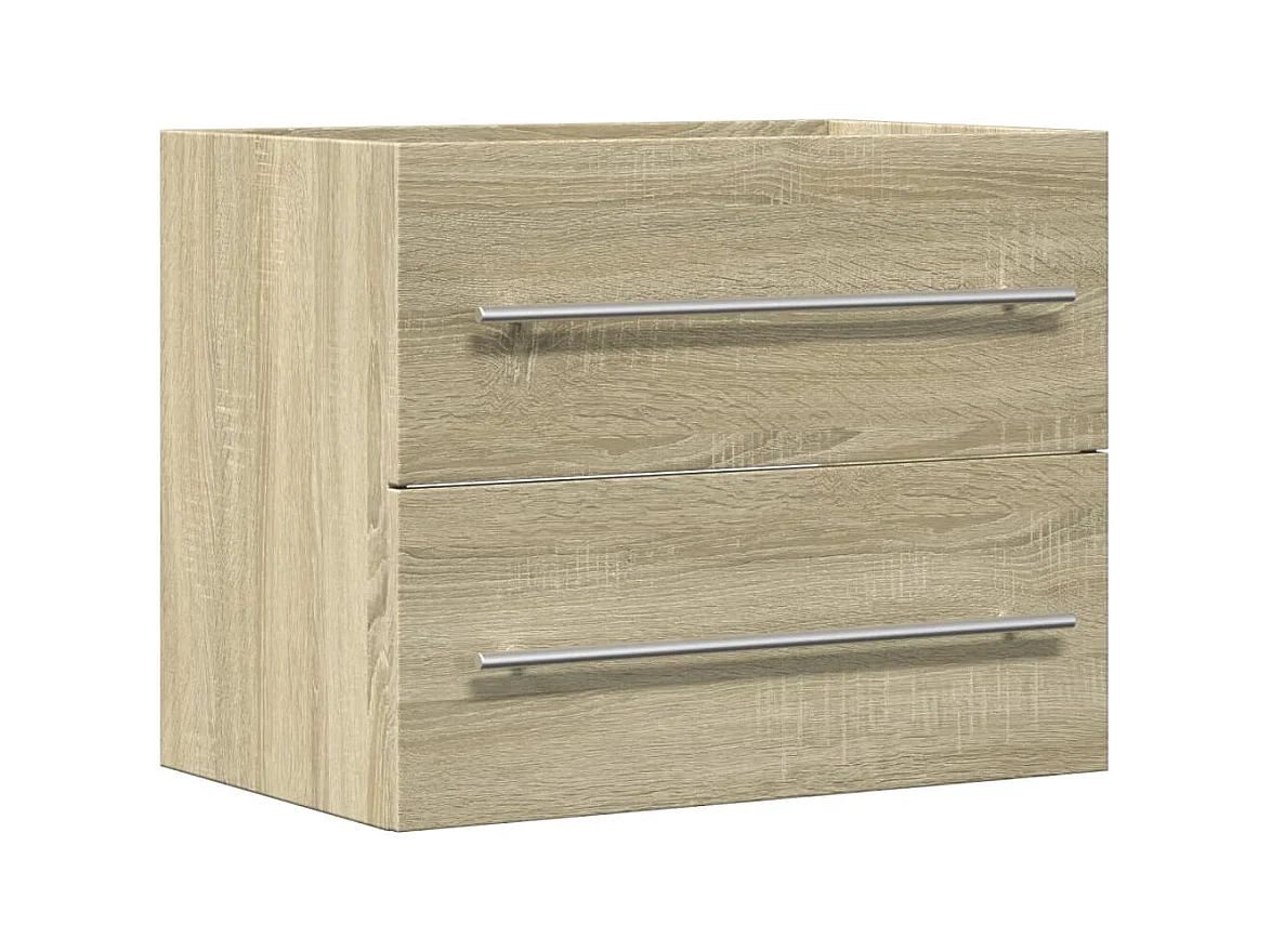 Mueble para fregadero de roble Sonoma 60x38,5x48 cm Aglomerado