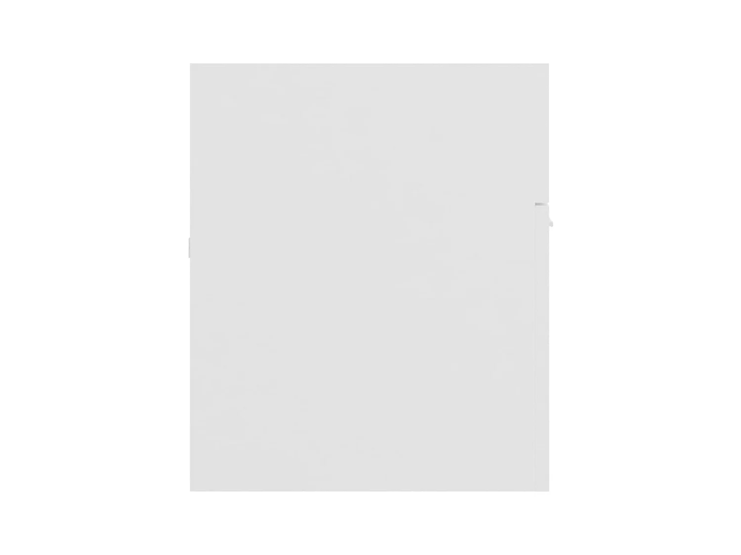 Witte spoelbakkast 100x38,5x46 cm bewerkt hout