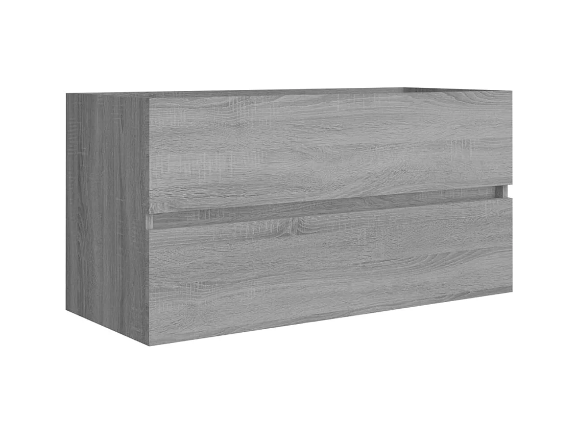Sonoma Grey Spoelbakkast 90x38,5x45 cm Technisch hout