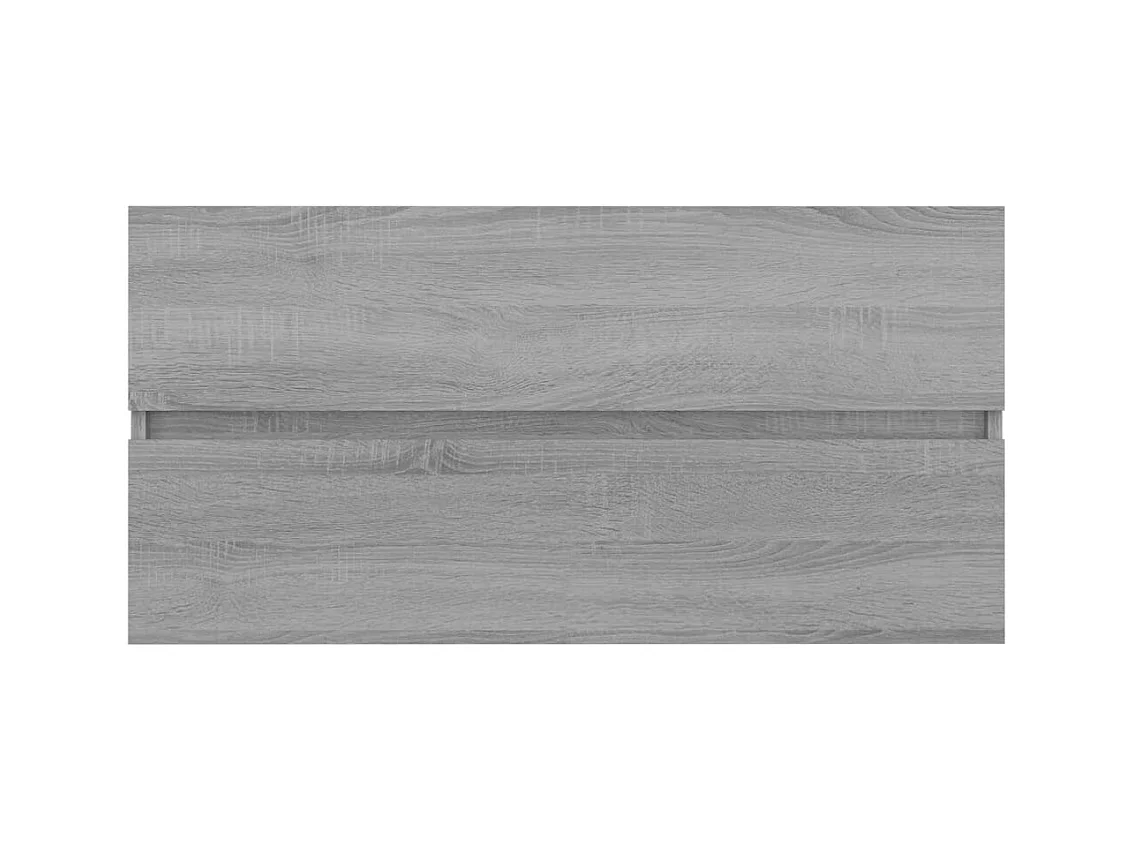 Sonoma Grey Spoelbakkast 90x38,5x45 cm Technisch hout