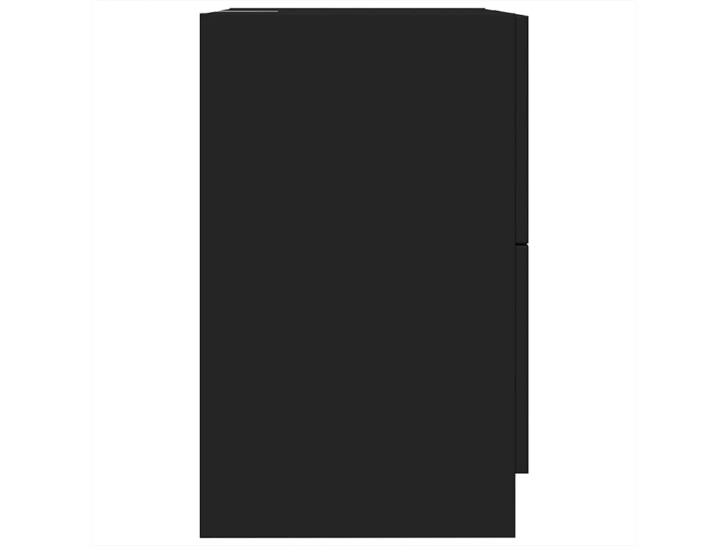 Mobile lavabo nero 40x37x59 cm in legno ingegnerizzato