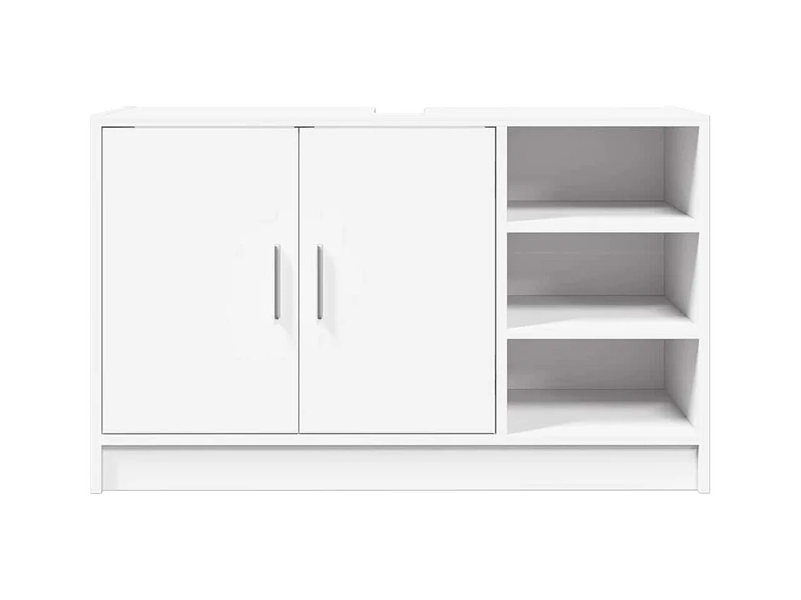 Mueble lavabo blanco 90x29x55 cm madera de ingeniería
