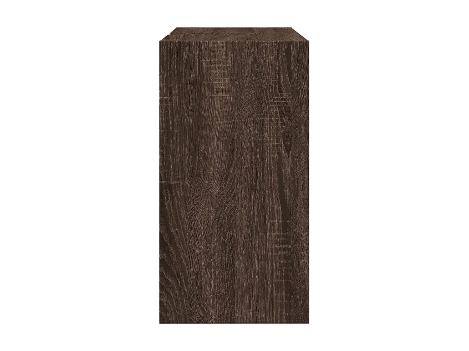 Mobile lavabo in rovere marrone 63x29x55 cm in legno ingegnerizzato