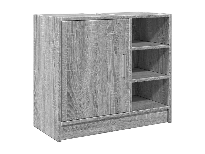 Armoire d'évier sonoma gris 63x29x55 cm bois d'ingénierie