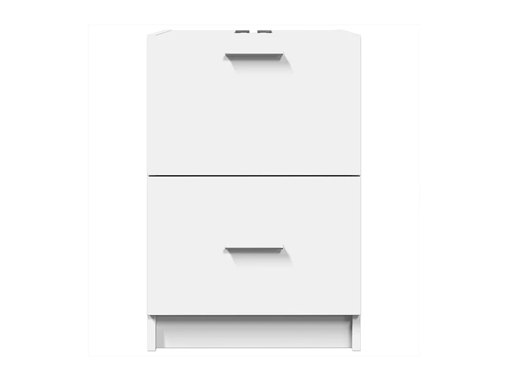 Witte wastafelkast 40x37x59 cm bewerkt hout