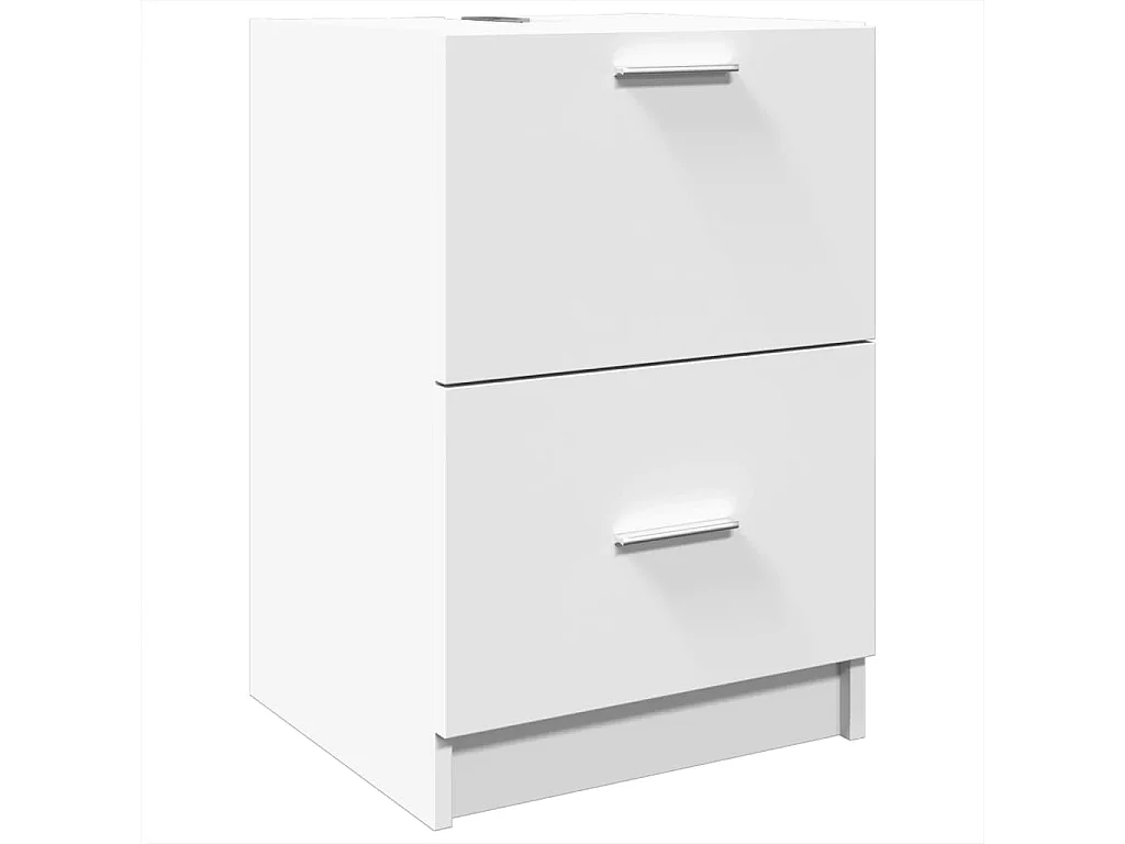 Mueble lavabo blanco 40x37x59 cm madera de ingeniería