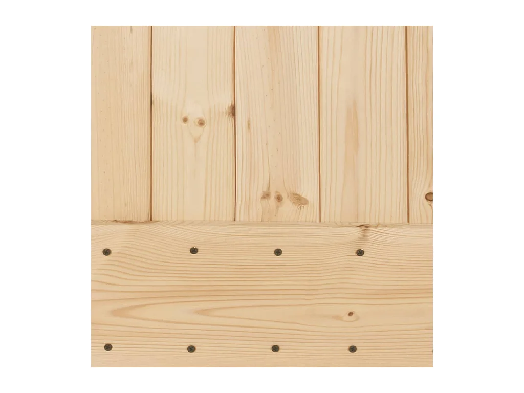 Porte coulissante et kit de quincaillerie 85x210 cm pin massif