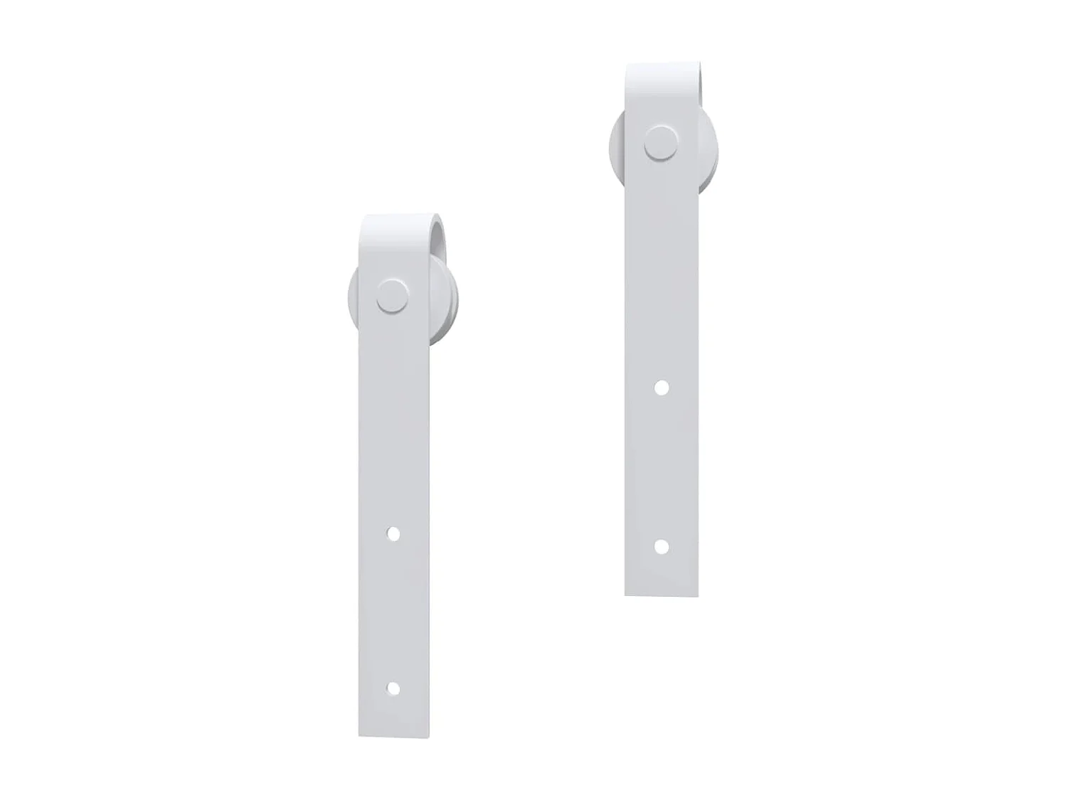 Kit porta scorrevole e ferramenta 85x210 cm in pino massello