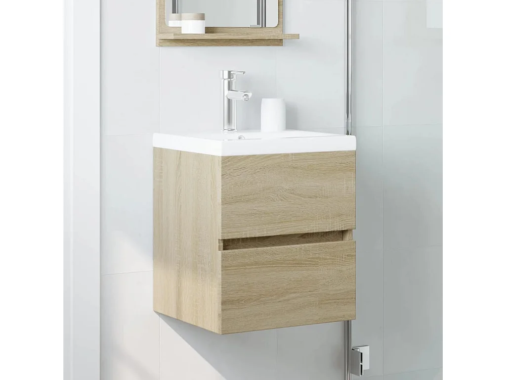 Armoire d'évier Chêne sonoma 41x38,5x45 cm Bois d’ingénierie