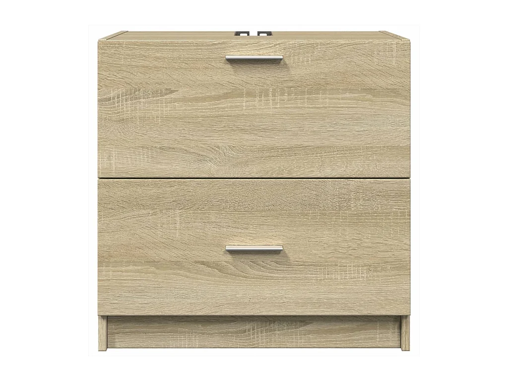 Sonoma eiken spoelbakkast 59x37x59 cm bewerkt hout