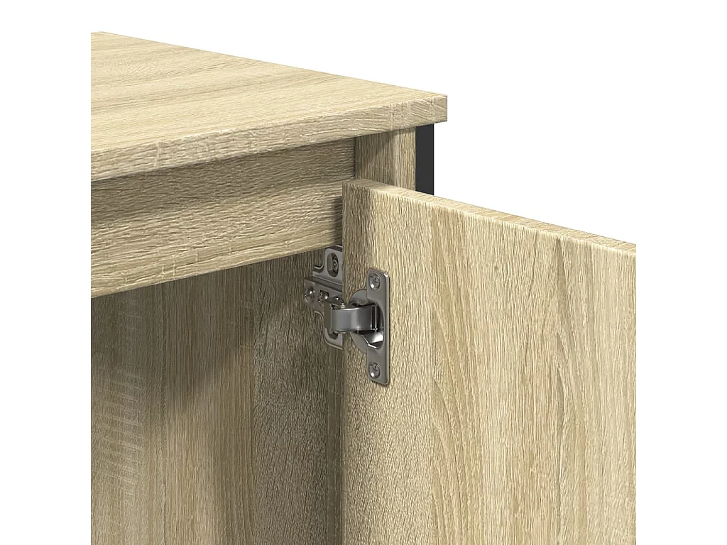 Mobile lavabo da bagno in rovere Sonoma 60x35x60 cm