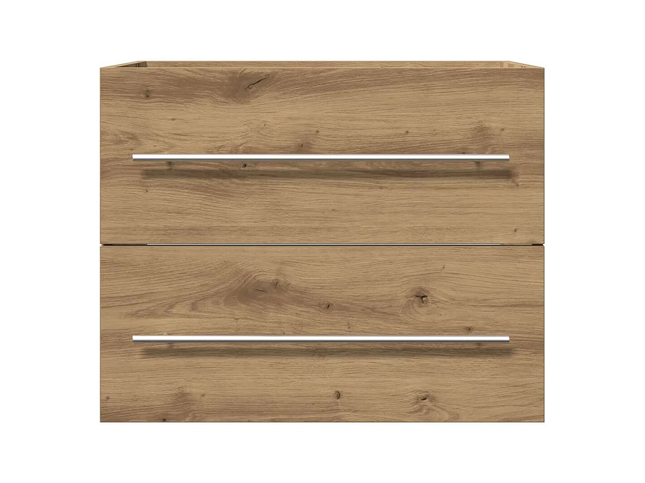 Armoire lavabo de salle de bain chêne artisanal bois ingénierie