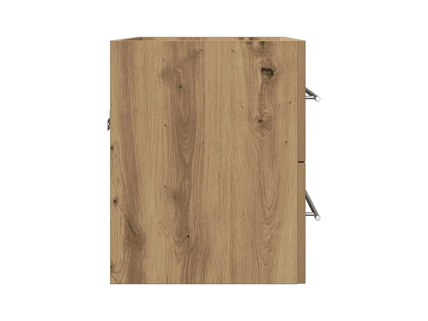 Armoire lavabo de salle de bain chêne artisanal bois ingénierie