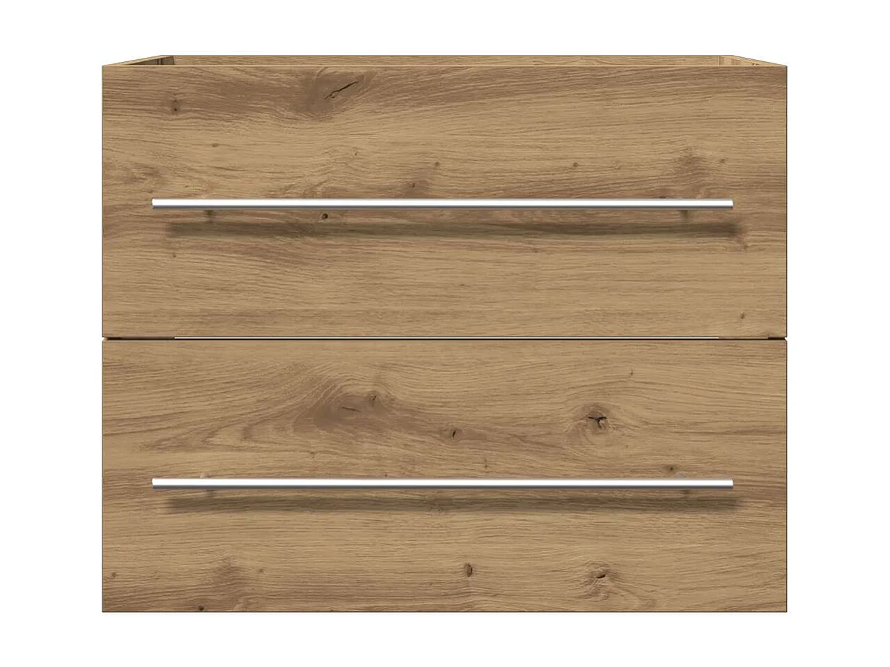 Armoire lavabo de salle de bain chêne artisanal bois ingénierie