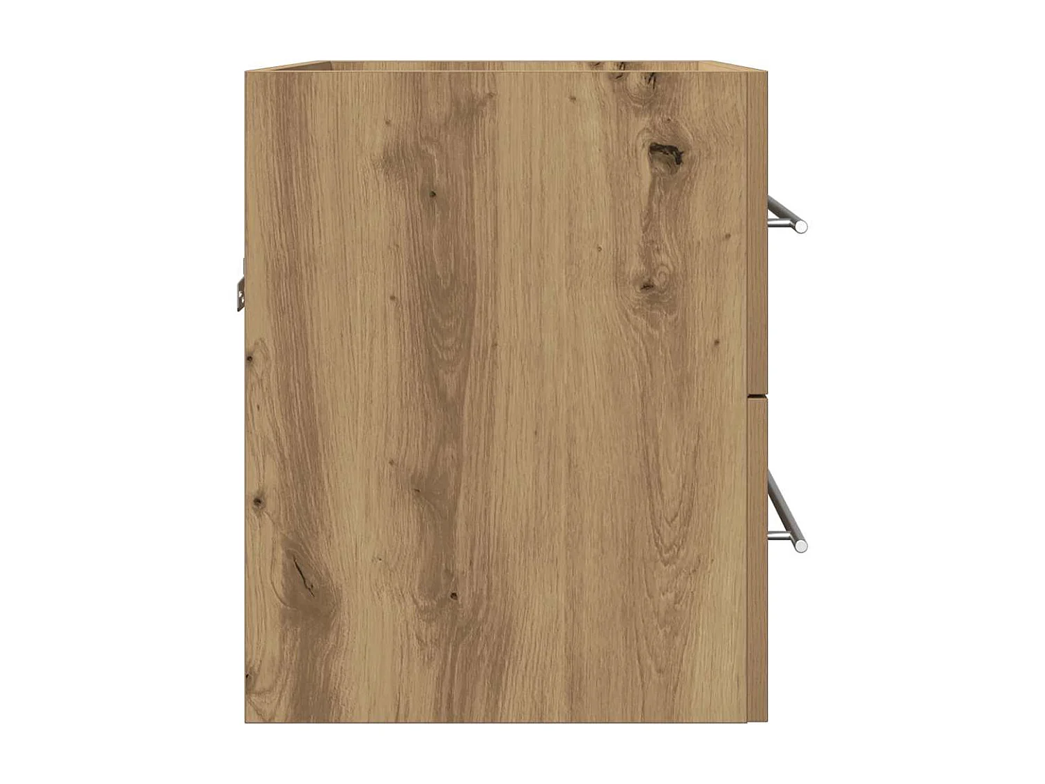 Armoire lavabo de salle de bain chêne artisanal bois ingénierie