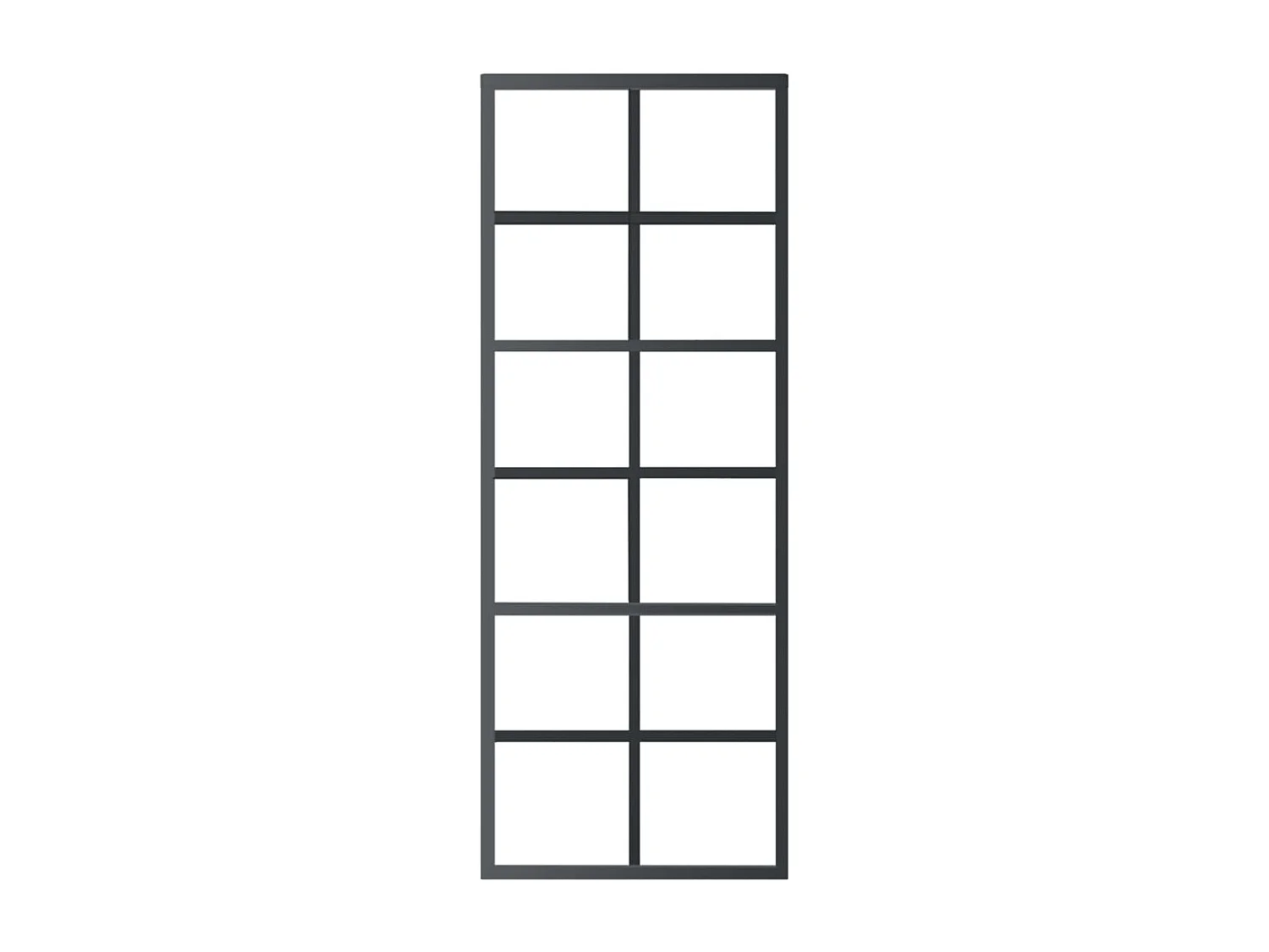 Porta scorrevole e ferramenta in vetro ESG/alluminio 76x205cm