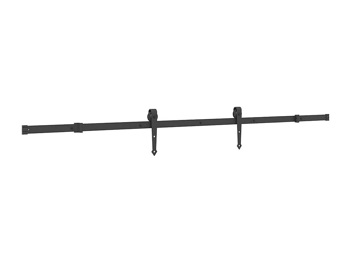 Schuifdeur en beslagset 70x210 cm massief grenen