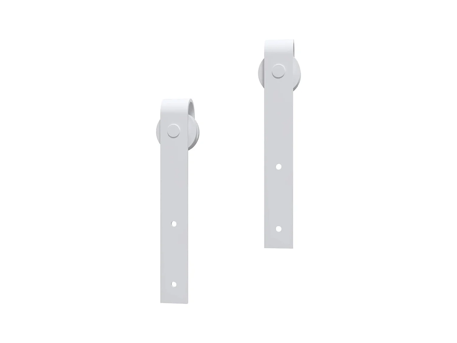 Kit porta scorrevole e ferramenta 90x210 cm in pino massello