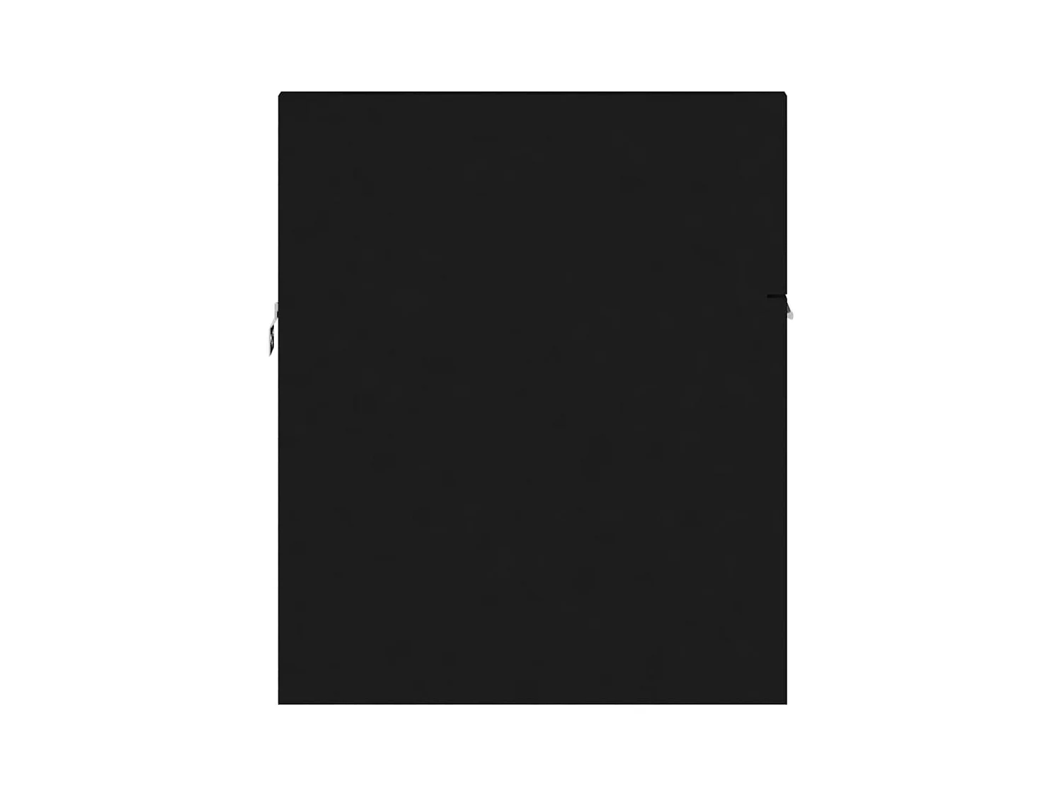 Zwarte spoelbakkast 90x38,5x46 cm bewerkt hout