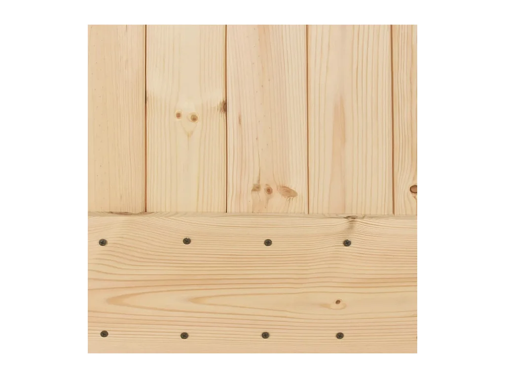 Porte coulissante et kit de quincaillerie 70x210 cm pin massif