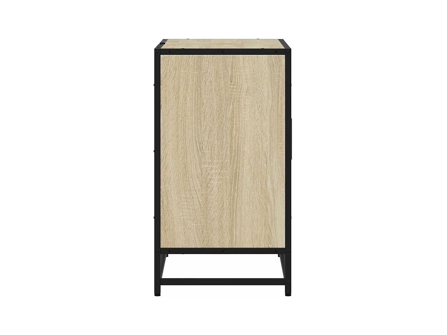 Armoire lavabo de salle de bain chêne sonoma bois d'ingénierie