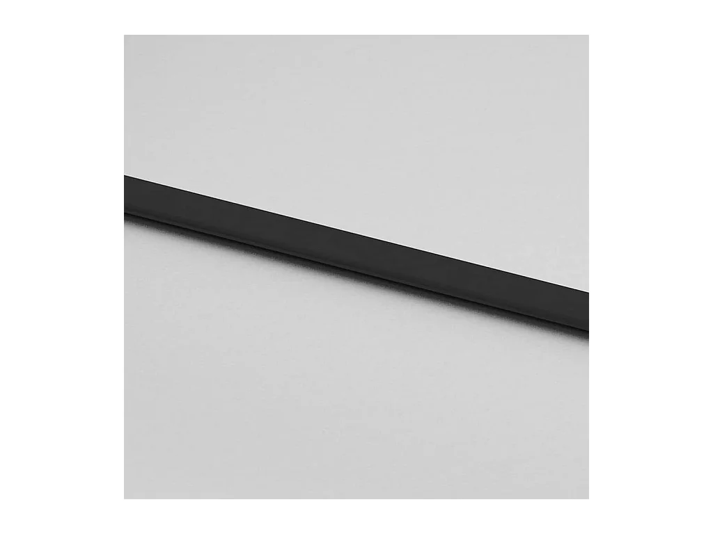 Porte coulissante kit de quincaillerie noir 90x205 cm verre ESG
