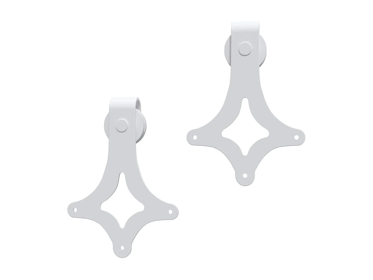 Porte coulissante et kit de quincaillerie 80x210 cm pin massif