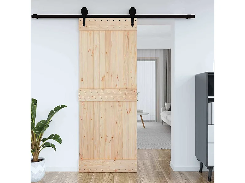 Porta NARVIK 85x210 cm in legno massello di pino