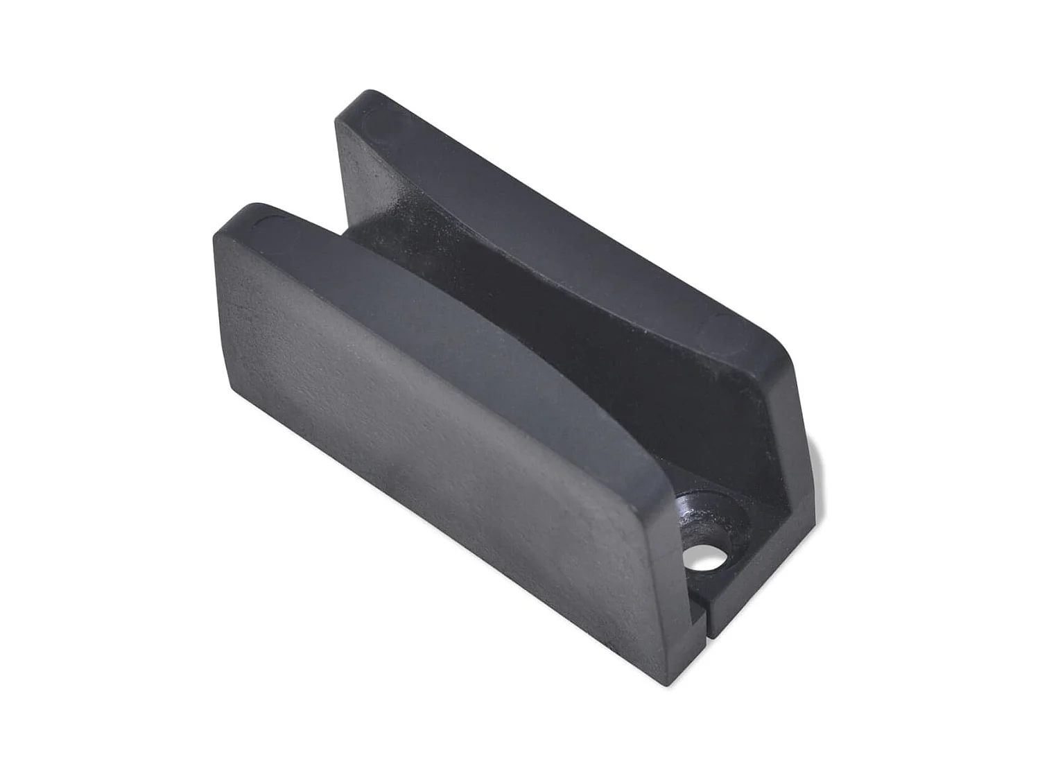 Porta scorrevole in vetro e alluminio 178 cm Argento