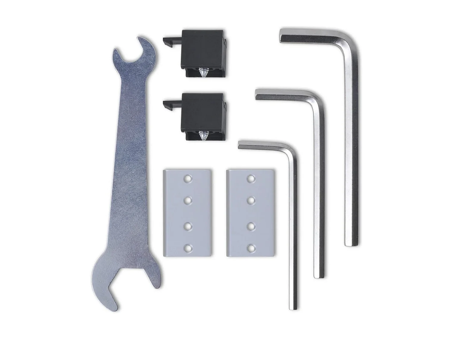 Porta scorrevole in vetro e alluminio 178 cm Argento