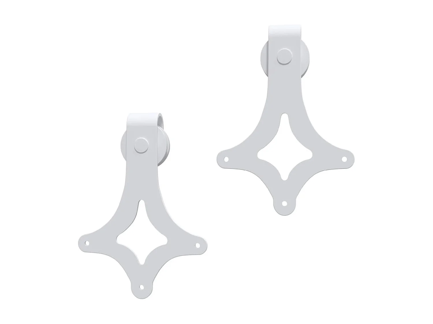 Porte coulissante et kit de quincaillerie 100x210 cm pin massif