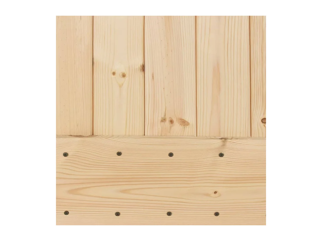 Porte coulissante et kit de quincaillerie 85x210 cm pin massif