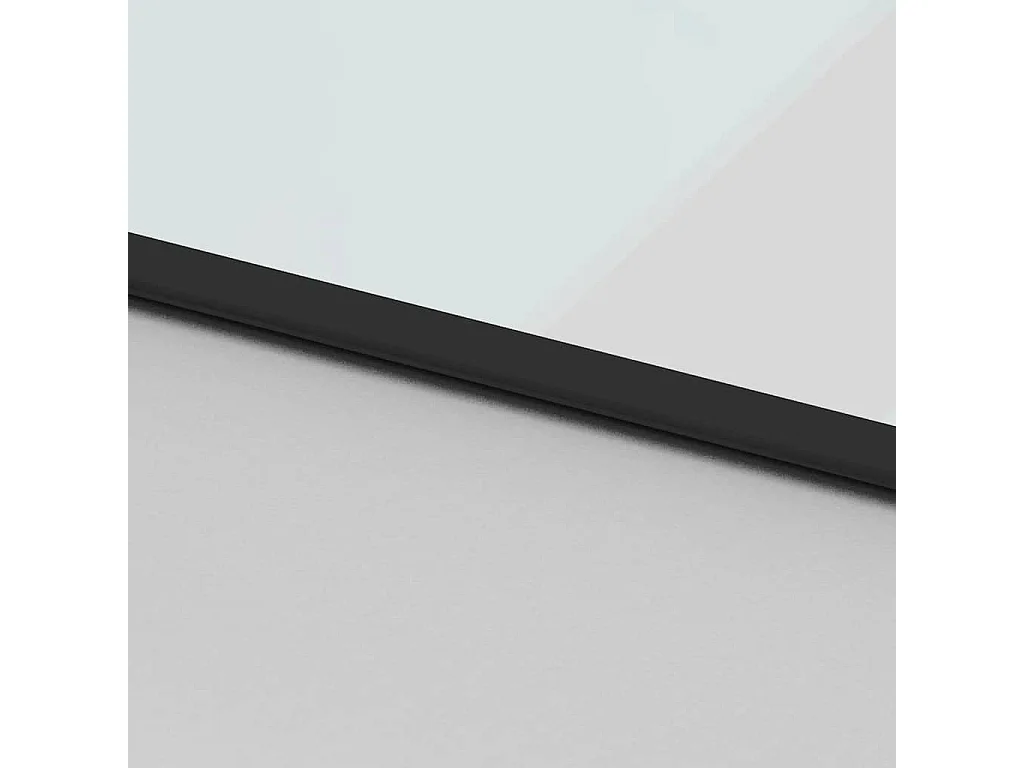 Schiebetür mit schwarzem Beschlagsatz 90x205 cm