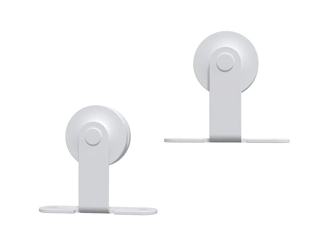 Porte coulissante et kit de quincaillerie 100x210 cm pin massif