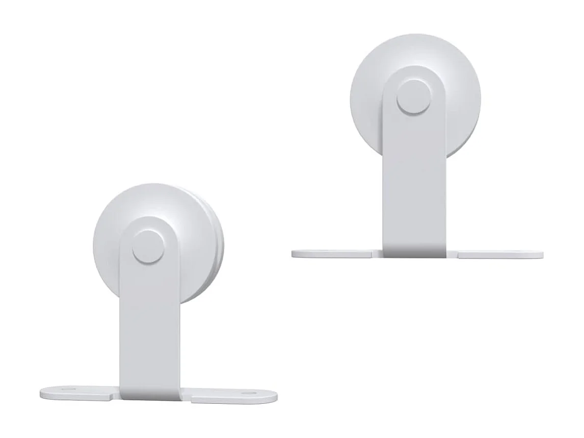 Schuifdeur en beslagset 70x210 cm massief grenen