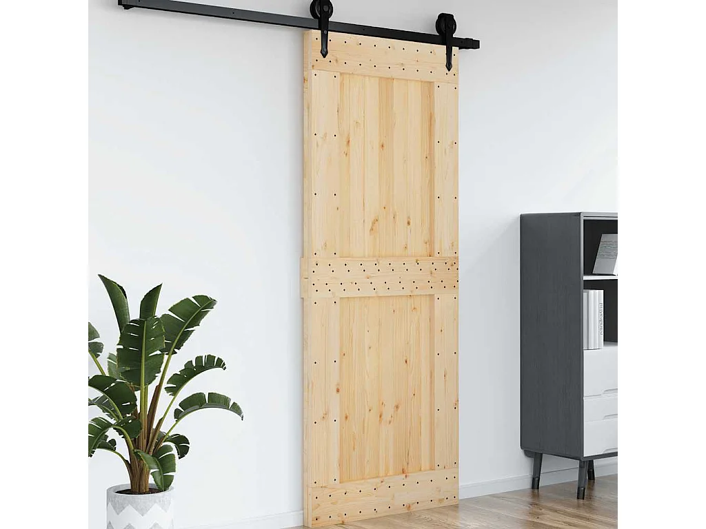 Porte NARVIK 90x210 cm bois massif de pin