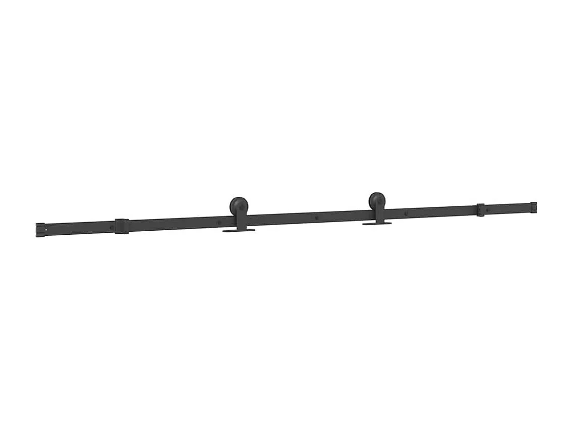Schuifdeur en beslagset 85x210 cm massief grenen