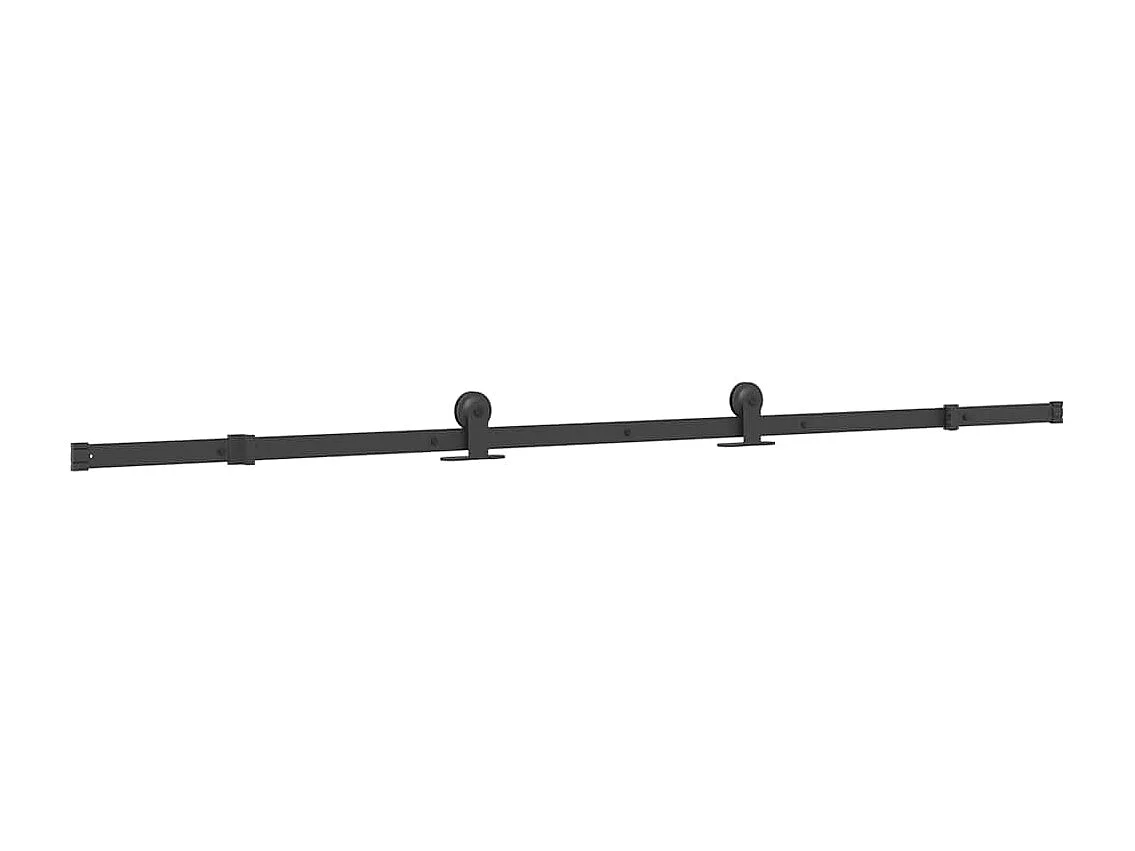 Schuifdeur en beslagset 85x210 cm massief grenen