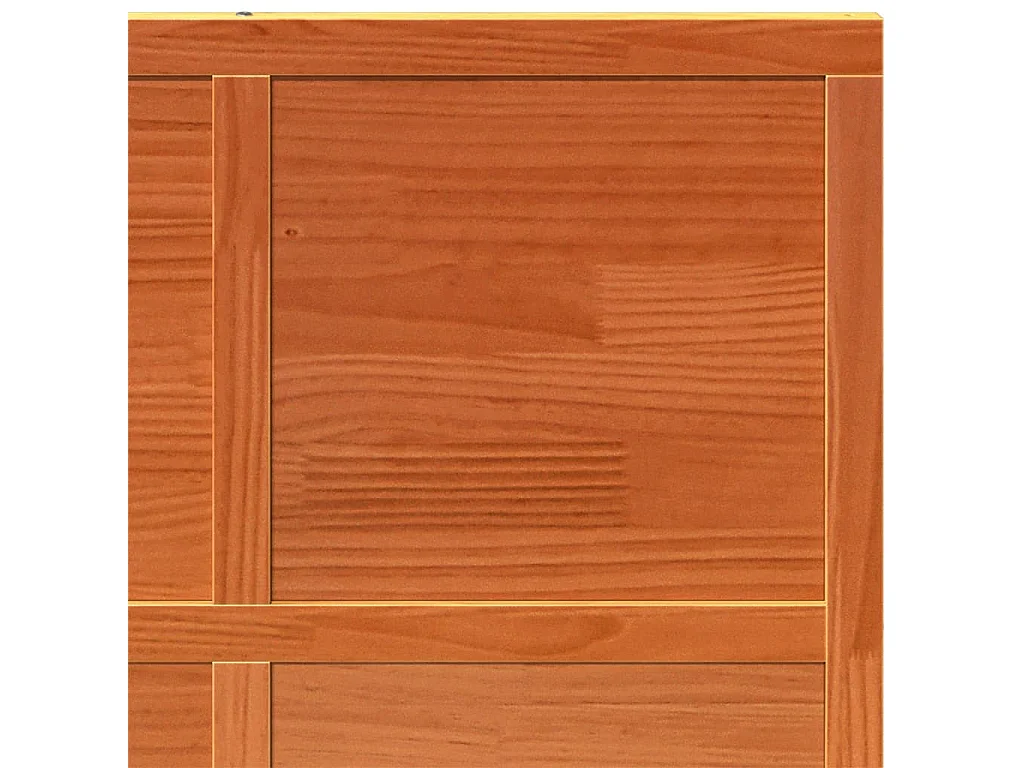 Bruine was schuurdeur 90x208 cm massief grenenhout