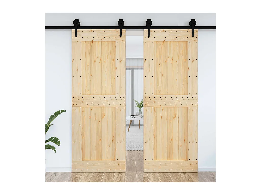 NARVIK deur 85x210 cm massief grenenhout