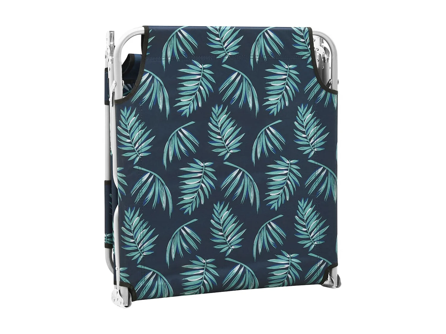 Cuscino per la testa della sedia a sdraio pieghevole con motivo a foglia d'acciaio