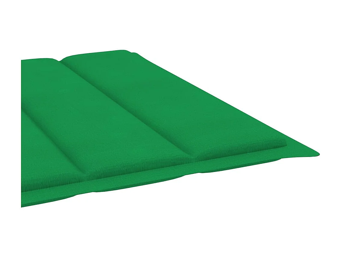 Chaise longue de jardin avec table et coussin Pin imprégné