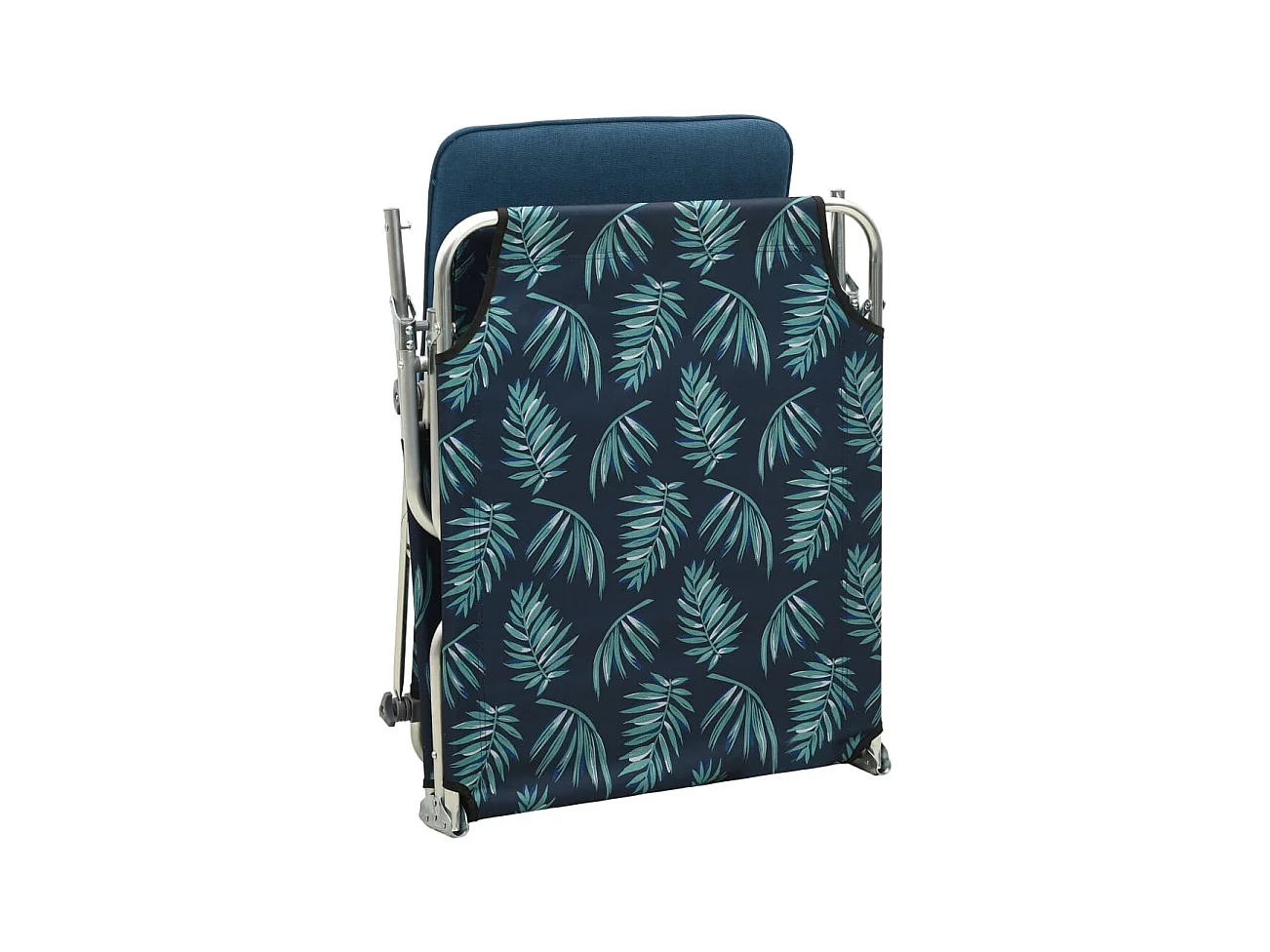 Opvouwbare loungestoel met stalen bladpatroon