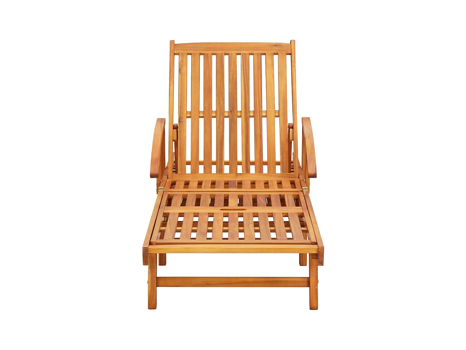 Conjunto de 2 sillones con cojines Madera maciza de acacia