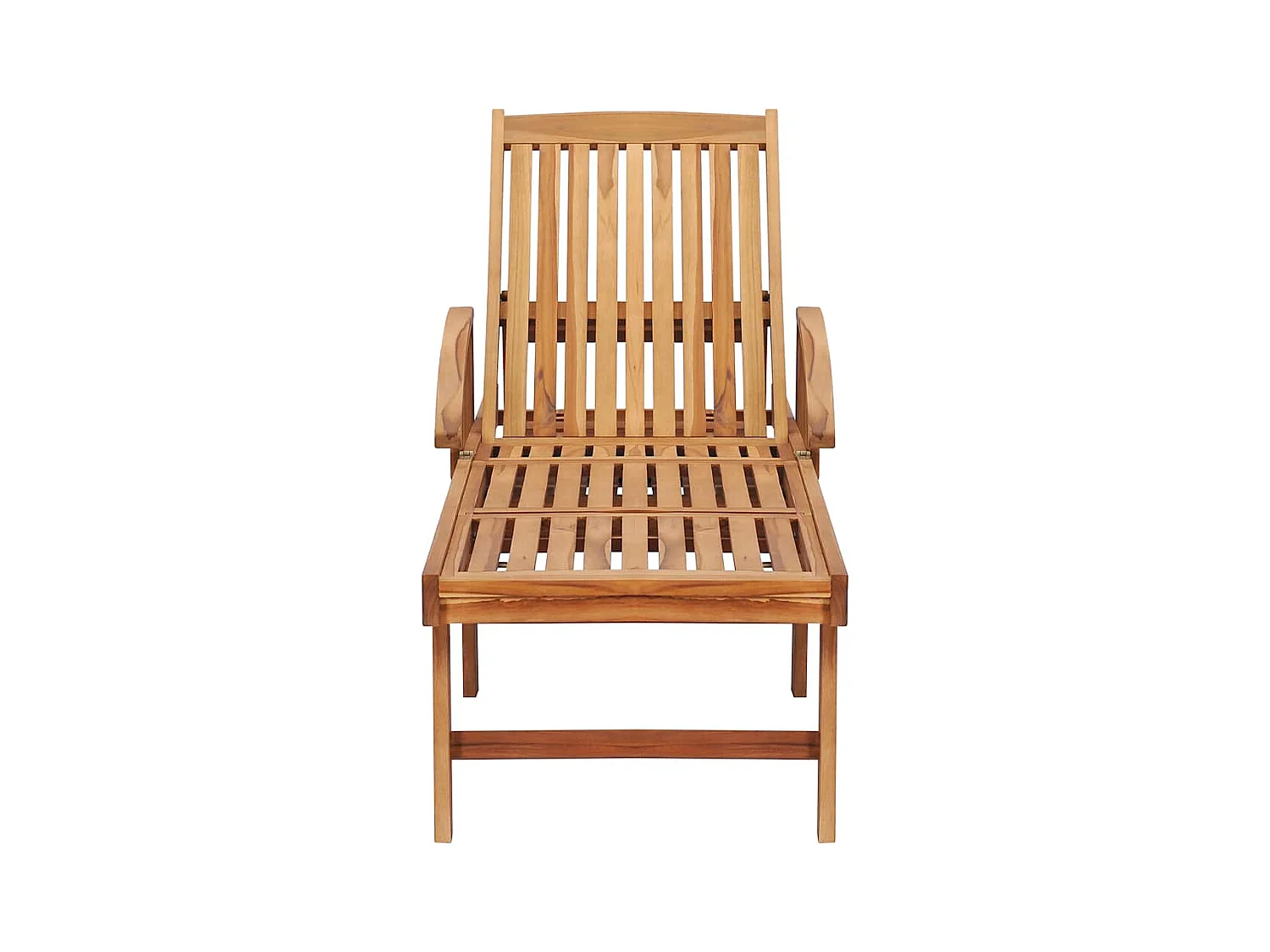 Set van 2 loungestoelen met tafel, massief teakhout