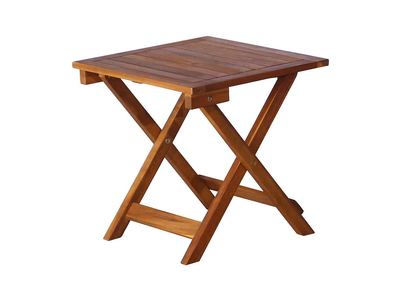 2er-Set Liegestühle mit Tisch und Kissen Massive Akazie